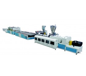 PVC木塑门板、橱柜板挤出生产线